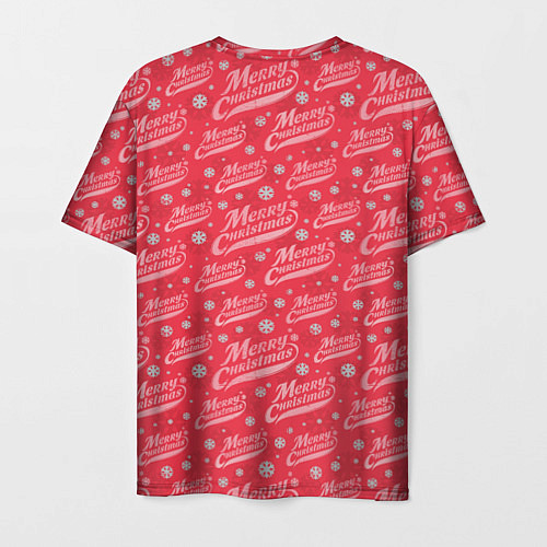 Мужская футболка Merry Christmas рождество / 3D-принт – фото 2