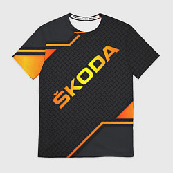 Мужская футболка Skoda Gold Шкода