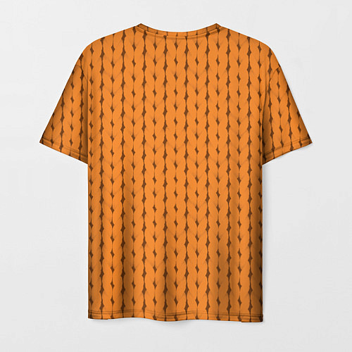 Мужская футболка ORANGE ROPE HALLOWEEN / 3D-принт – фото 2
