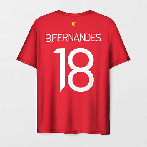Мужская футболка Бруну Фернандеш форма Манчестер Юнайтед 20212022 / 3D-принт – фото 2