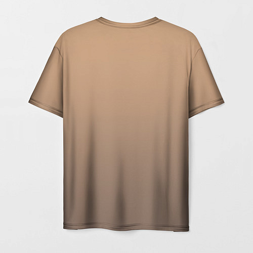 Мужская футболка Акварельный енотик / 3D-принт – фото 2