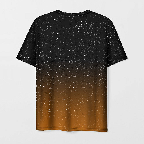 Мужская футболка ТЫКВА КОСМОНАВТ SPACE HALLOWEEN / 3D-принт – фото 2