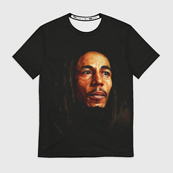 Футболка мужская Bob Marley Art, цвет: 3D-принт