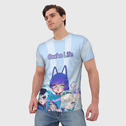 Футболка мужская Gacha Club Character, цвет: 3D-принт — фото 2