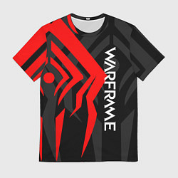 Футболка мужская WAFRAME STALKER LOGO RED ВАРФРЕЙМ СТАЛКЕР, цвет: 3D-принт