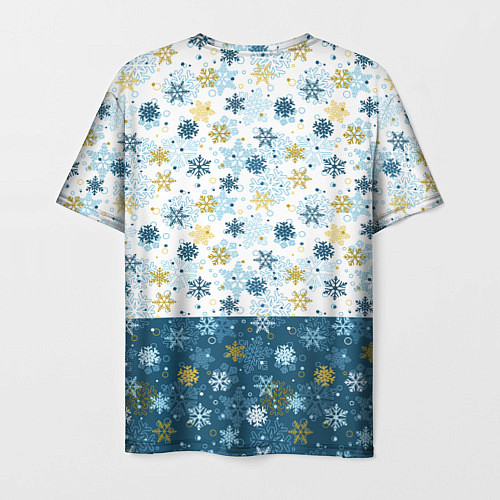 Мужская футболка Весёлый Оленёнок / 3D-принт – фото 2