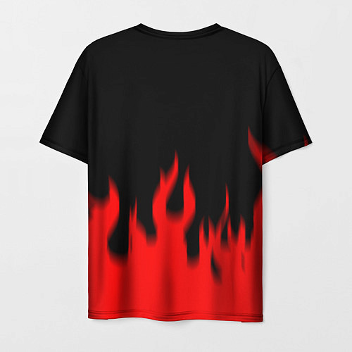 Мужская футболка Берсерк огонь / 3D-принт – фото 2