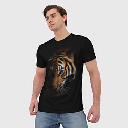 Футболка мужская Год тигра Голова, цвет: 3D-принт — фото 2