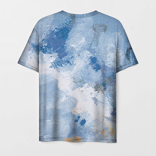 Мужская футболка Небесные мазки / 3D-принт – фото 2