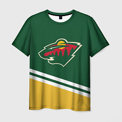 Футболка мужская Minnesota Wild NHL, цвет: 3D-принт