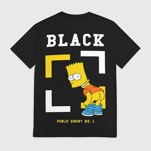 Мужская футболка Симпсоны х ON BLACK / 3D-принт – фото 2