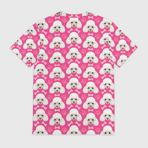Мужская футболка Собака Пудель / 3D-принт – фото 2