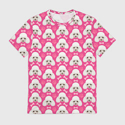 Мужская футболка Собака Пудель