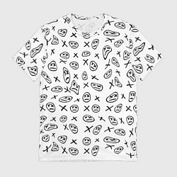 Футболка мужская Смайлы граффити, цвет: 3D-принт