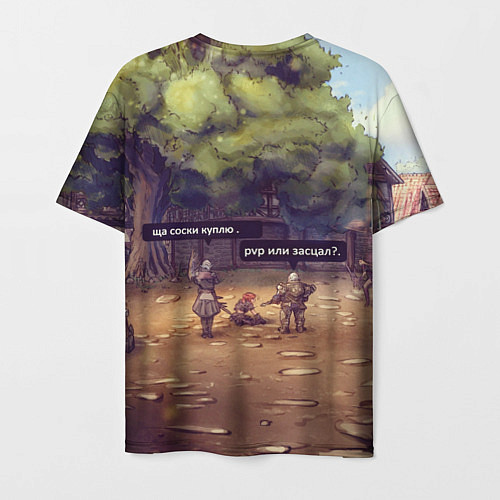 Мужская футболка Dion Village Nostalgy / 3D-принт – фото 2