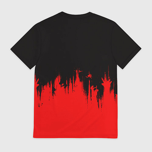 Мужская футболка DYING LIGHT RED ALERT ZOMBIE / 3D-принт – фото 2