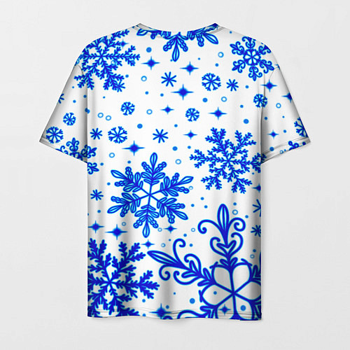 Мужская футболка Белая Зима / 3D-принт – фото 2
