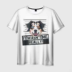 Футболка мужская Австралийская Овчарка Australian Shepherd, цвет: 3D-принт
