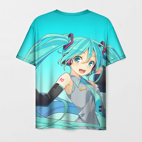 Мужская футболка Hatsune Miku Мику Хацунэ / 3D-принт – фото 2