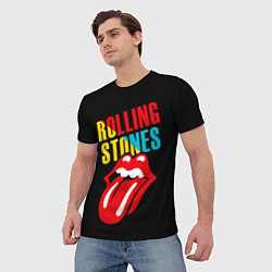 Футболка мужская Роллинг Стоунз Rolling Stones, цвет: 3D-принт — фото 2