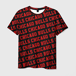 Футболка мужская Чикаго Буллз, Chicago Bulls, цвет: 3D-принт