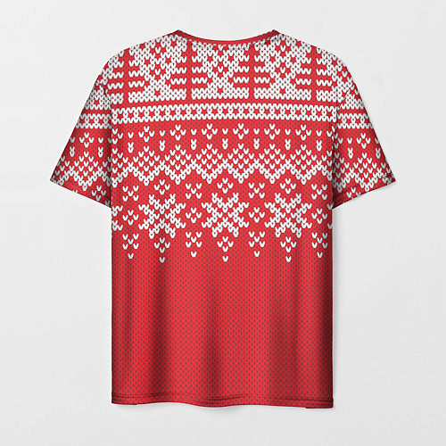 Мужская футболка Knitted Pattern / 3D-принт – фото 2