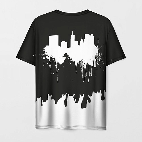 Мужская футболка Black sity Город тьмы ART 2 / 3D-принт – фото 2