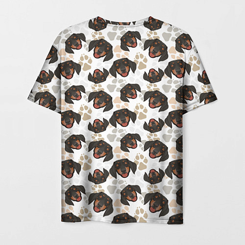 Мужская футболка Такса Dachshund Dog / 3D-принт – фото 2