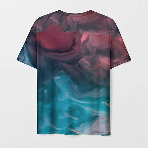 Мужская футболка Туманная вода / 3D-принт – фото 2