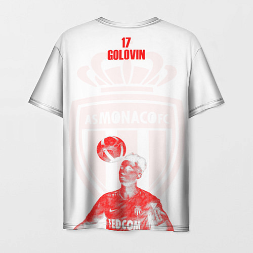 Мужская футболка AC Monaco Golovin Fan Theme / 3D-принт – фото 2