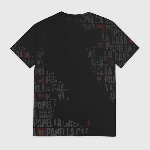 Мужская футболка LA CASA DE PAPEL DISOBEY БУМАЖНЫЙ ДОМ / 3D-принт – фото 2