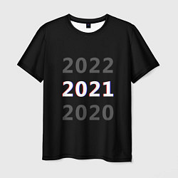 Футболка мужская 2020 2021 2022, цвет: 3D-принт