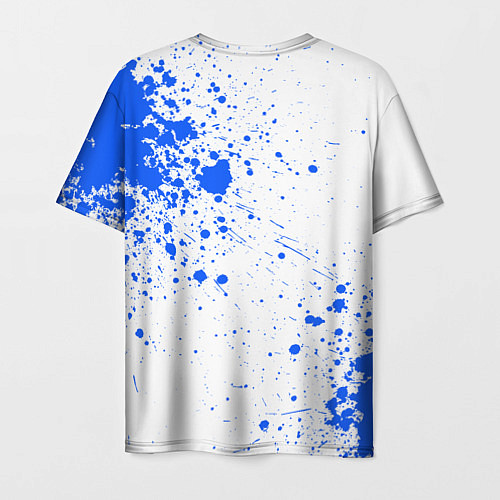 Мужская футболка POPPY PLAYTIME BLUE ИГРА ПОППИ ПЛЕЙТАЙМ ХАГГИ ВАГГ / 3D-принт – фото 2