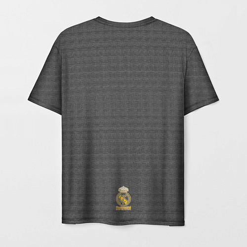 Мужская футболка Real Madrid graphite theme / 3D-принт – фото 2