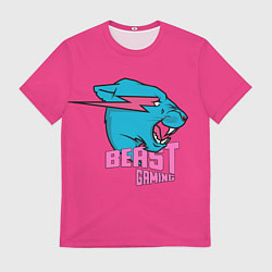 Мужская футболка Mr Beast Gaming Full Print Pink edition