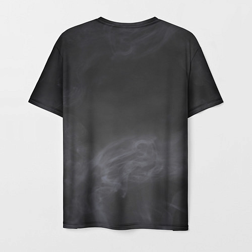 Мужская футболка Тигр в тумане / 3D-принт – фото 2