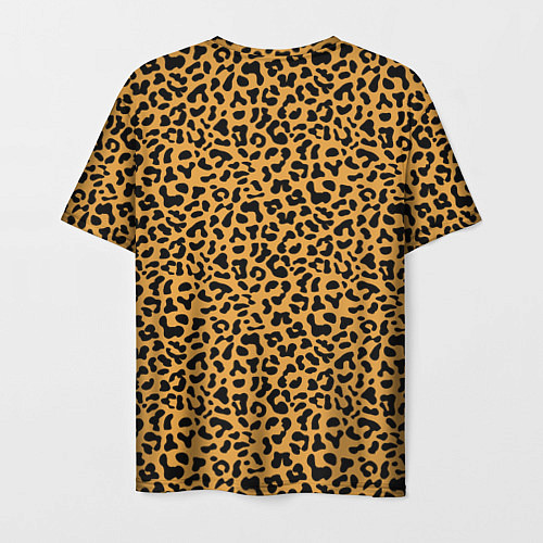 Мужская футболка Леопард Leopard / 3D-принт – фото 2