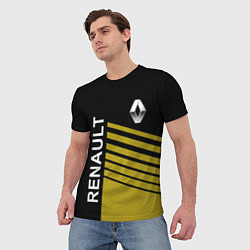 Футболка мужская РЕНО Renault, цвет: 3D-принт — фото 2