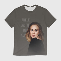 Футболка мужская Взгляд Адель, цвет: 3D-принт