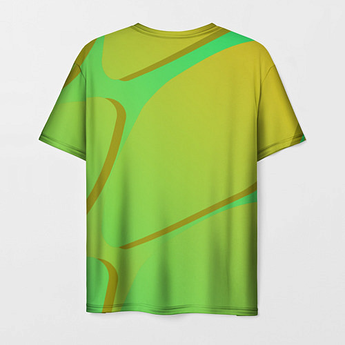 Мужская футболка Градиентная абстракция / 3D-принт – фото 2
