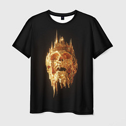 Футболка мужская GOLDEN SKULL ЗОЛОТОЙ ЧЕРЕП, цвет: 3D-принт