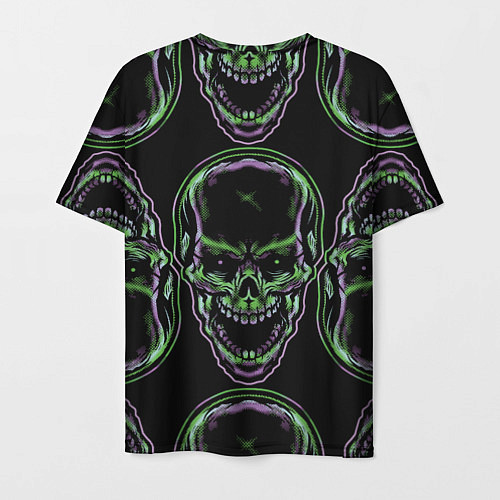 Мужская футболка Skulls vanguard pattern 2077 / 3D-принт – фото 2