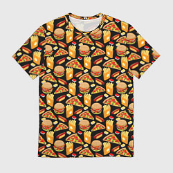 Мужская футболка Fast Food Фастфуд
