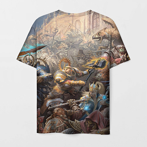 Мужская футболка Битва Рыцарского ордена Империи / 3D-принт – фото 2