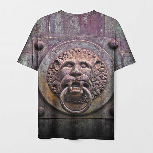 Мужская футболка Lion gate / 3D-принт – фото 2