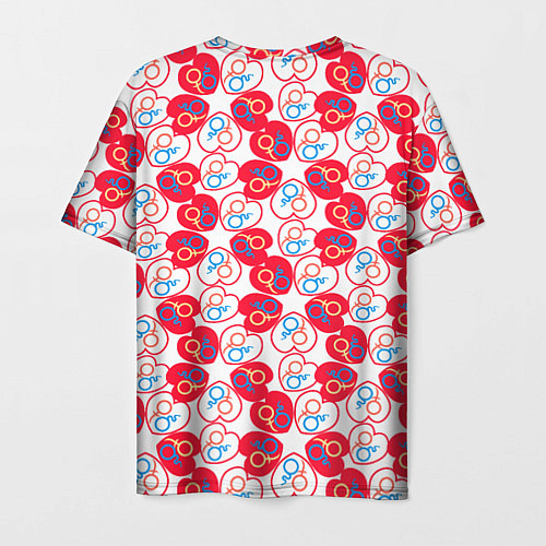 Мужская футболка Любовь гендерные символы / 3D-принт – фото 2