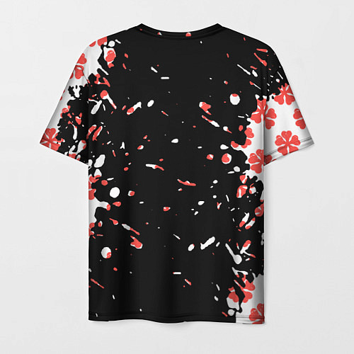 Мужская футболка Чёрный клевер манга Красный патер / 3D-принт – фото 2