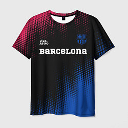 Футболка мужская BARCELONA Barcelona Est 1899, цвет: 3D-принт