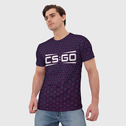 Футболка мужская CS GO Графика, цвет: 3D-принт — фото 2
