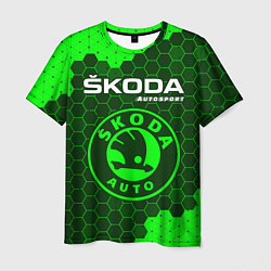 Футболка мужская SKODA Autosport - Графика, цвет: 3D-принт